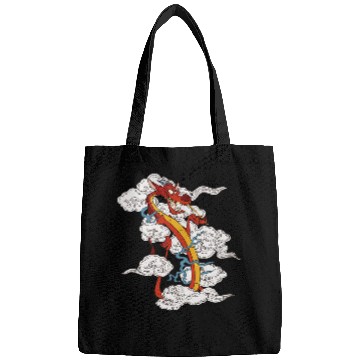 Discover Disney Mulan Chinese New Years Sassy Mushu Clouds Portrait Bags