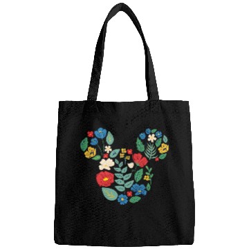 Discover Disney Mickey Mouse Head Shape Icon Flowers Garden Spring Bags