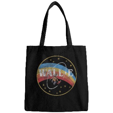 Discover Disney Pixar WALL-E Space Rainbow Circle Logo Distressed Bags