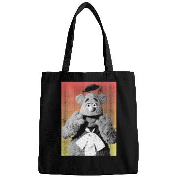 Discover Disney The Muppets Silly Fozzie Bear Distressed Big Portrait Bags