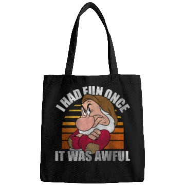 Discover Disney Snow White Grumpy I Had Fun Once It Was Awful Bags
