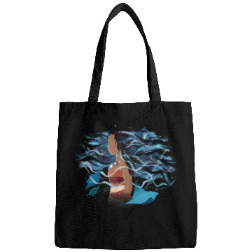 Discover Disney Moana Faceless Side Profile Sketch Bags