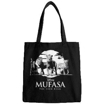 Discover Disney Mufasa The Lion King Movie Black & White Characters Bags