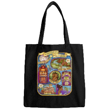 Discover Disney Princess And The Frog Group Shot Large Map Bags
