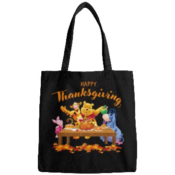Discover Happy Thanksgiving Bags, Disney Pooh The Winnie, Eeyore Bags