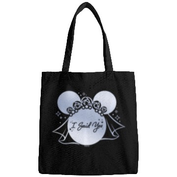 Discover Disney I Said Yes Proposal Engagement Bridal Veil Minnie Bags