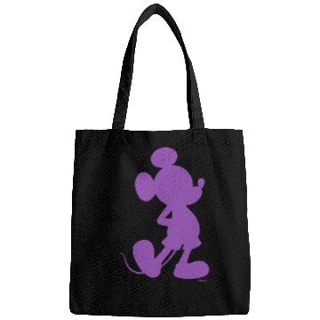 Discover Disney Mickey Mouse Pride Classic Pose Purple Icon Fill Bags