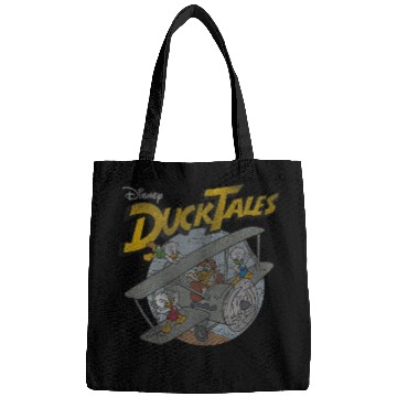 Discover Disney DuckTales Ducks On Airplane Distressed Portrait Bags