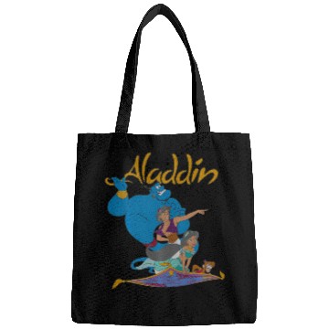 Discover Disney Aladdin Vintage Group Shot Logo Bags