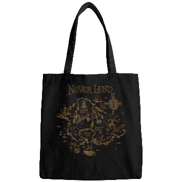 Discover Disney Peter Pan Never Land Map Graphic Bags