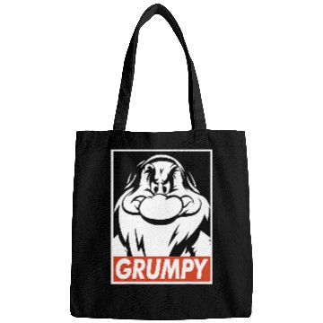 Discover Disney Snow White Grumpy Streetwear Poster Bags