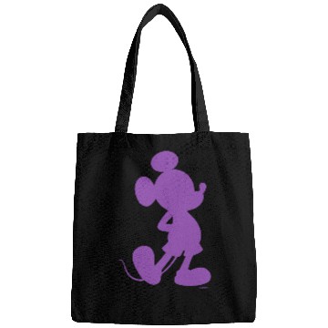 Discover Disney Mickey Mouse Pride Classic Pose Purple Icon Fill Bags
