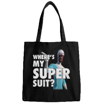 Discover Disney Pixar The Incredibles Vintage Frozone Super Suit Logo Bags