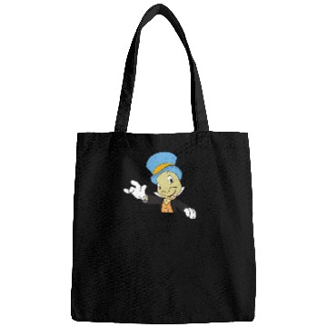 Discover Disney Pinocchio Jiminy Cricket Faux Pocket Bags