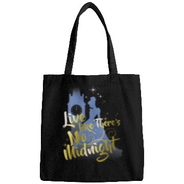 Discover Womens Disney Cinde Live Like Theres No Midnight Silhouette VNeck TShirt Bags