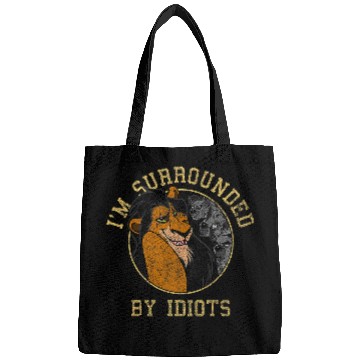 Discover Disney The Lion King Scar & Hyenas Surrounded By Idiots Bags