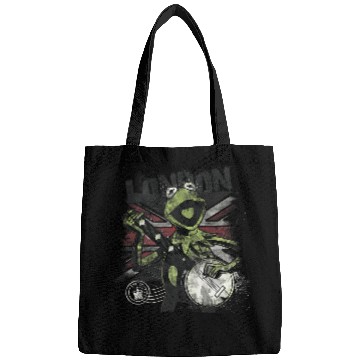 Discover Disney The Muppets London Frog Vintage Rock Kermit Poster Bags