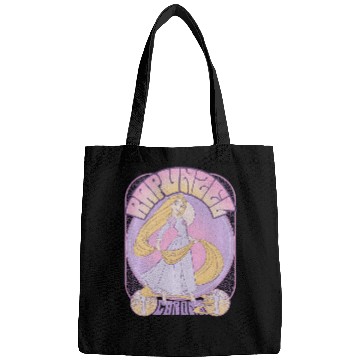 Discover Disney Tangled Rapunzel Seventies Retro Poster Bags