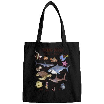 Discover Womens Disney Pixar Finding Nemo Fish Guide V-Neck Bags