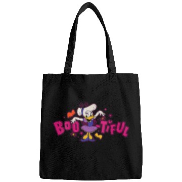 Discover Womens Disney Daisy Duck in Costume BOO-tiful Spooky Cute Halloween V-Neck Bags