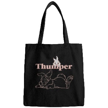 Discover Disney Bambi Thumper Peach Outline Bags