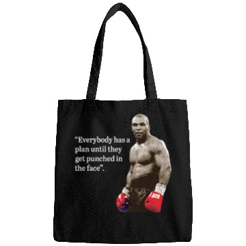 Discover Iron Mike Tyson Quotes Men's Black Bags