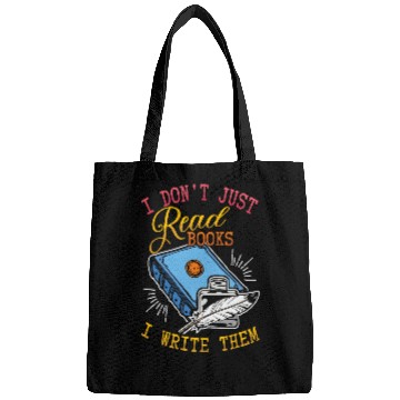 Discover Author Writing Writer Literature Book Reading Reader Bags