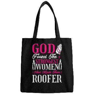 Discover Roofer Religious Christian for Roof Construction Worker Bags
