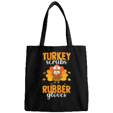 Discover Turkey Scrubs Rubber Gloves Thanksgiving nurses Practitioner Bags