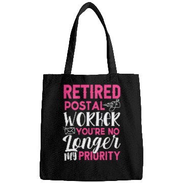 Discover Retired Postal Worker Funny Retirement Postman Gift 2 Bags