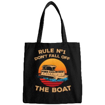 Discover Dont Fall Off The Boat Pontoon Boating Sea Life Bags