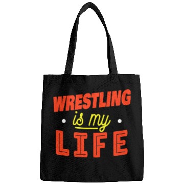 Discover Wrestling Is My Life Funny Wrestler Bags