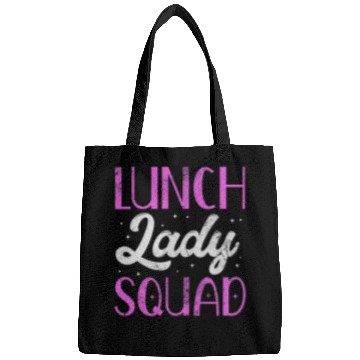 Discover Womens Lunch Lady Squad Cafeteria Crew School Lunch Worker Grunge Bags