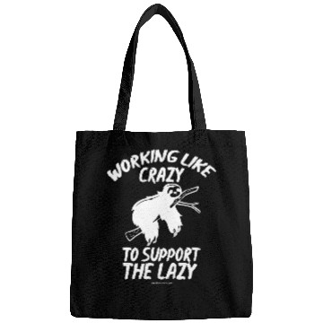 Discover Working Like crazys Hard Worker Employed Lazy Sloth Support 3 Bags