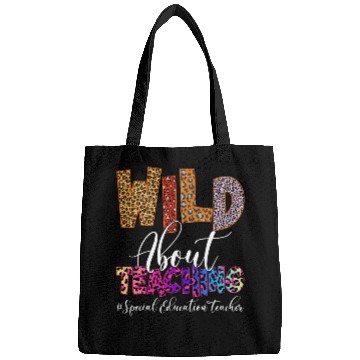 Discover Wild About Teaching Special Education Teacher Leopard SPED Bags