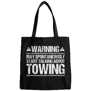 Discover Tow Trucker Start Talking Towing Service Tow Truck Driver 2 Bags