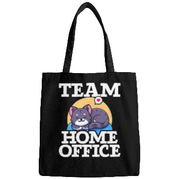 Discover Team homesoffice Computer Cat Lover Remotely Worker Bags