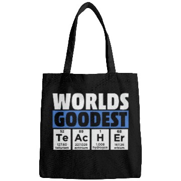 Discover World Goodest Teacher Professor Funny School University Bags