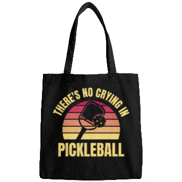Discover Funny Theres No Crying In Pickleball Bags