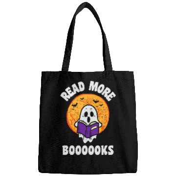 Discover Funny Halloween Read More Boooks Bookworm Book Lover Bags