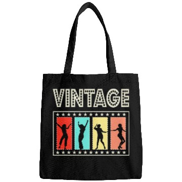 Discover 1950s Sock Hop Men Women Gifts Rockabilly Doo Wop vintages 2 Bags