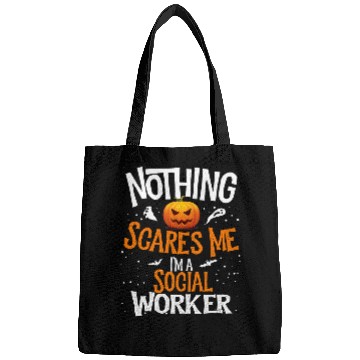 Discover You Cannot Scare Me Im a School Social Worker Halloween Bags