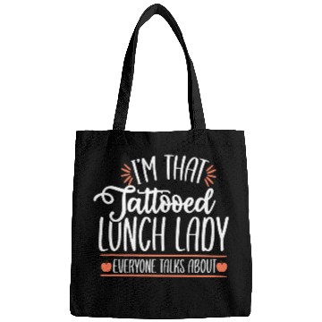 Discover Tattooed School Lunch Lady Cafeteria Worker Bags