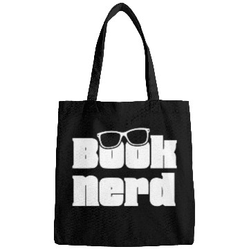 Discover Book Nerd funny Bags