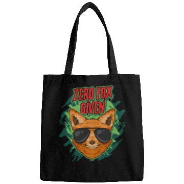 Discover Fox Lover crazys Like A Fox Funny Zero Fox Given Classic Pun Foxy Joke Bags