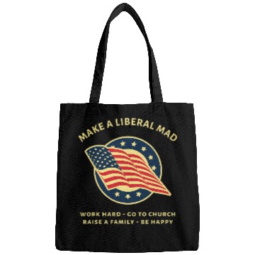 Discover Funny MAGA Conservative Republican 1 Bags