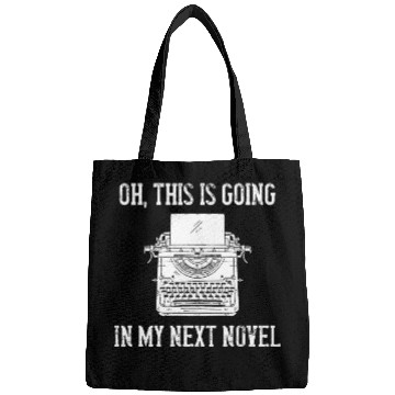Discover Typewriter My Next Novel Reading Book Lover Writing Writer Bags