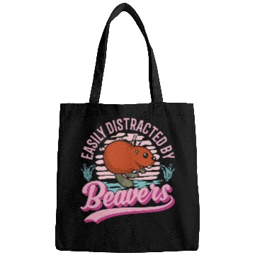 Discover Easily distracted by Beavers 631 Bags
