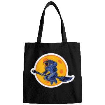 Discover Astronauts Funny Spaceman Halloween Witch Astronaut Bags
