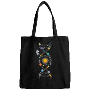 Discover Astronauts Solar System DNA Space Planets Science Universe Astronaut Bags